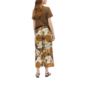 High-Waisted Wide-Leg All-Over Print Women’s Relaxed Fit Trousers s.Oliver image-5