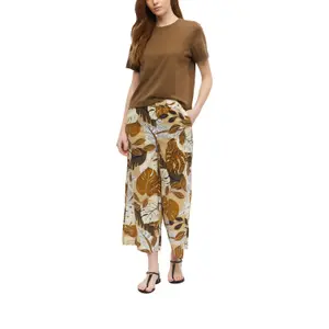 High-Waisted Wide-Leg All-Over Print Women’s Relaxed Fit Trousers s.Oliver image-6
