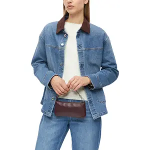 Shoulder Bag with Short Handle and Zip Fastening for Women s.Oliver image-5