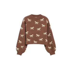 Pull court en maille con patrón intarsia Loose Fit niña s.Oliver image-2