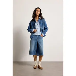 Jeans Regular Fit Mid Rise Weite Bein Leicht Elastisch Damen s.Oliver Suri image-2