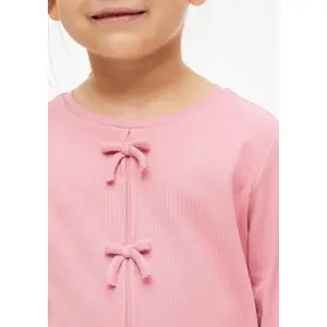 Camiseta de punto acanalado con nudos para niña s.Oliver image-5