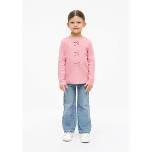 Camiseta de punto acanalado con nudos para niña s.Oliver image-6
