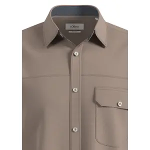 Washed Shirt with Chest Pocket s.Oliver image-5
