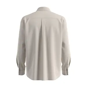 Washed Shirt with Chest Pocket Beige s.Oliver image-1