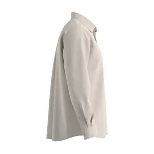 Washed Shirt with Chest Pocket Beige s.Oliver image-3