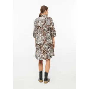 Druckkleid mit Rüschendetails für Frauen s.Oliver image-4