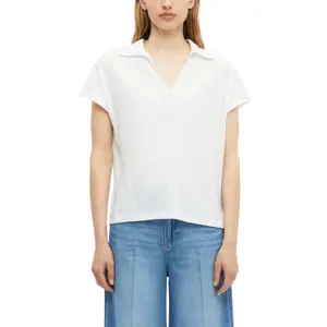 Polo sin mangas en jersey flameado corte despreocupado mujer s.Oliver image-2