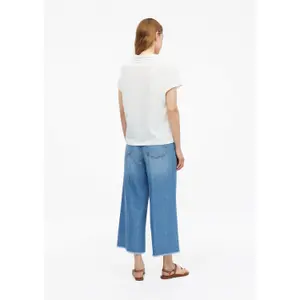 Polo sin mangas en jersey flameado corte despreocupado mujer s.Oliver image-4