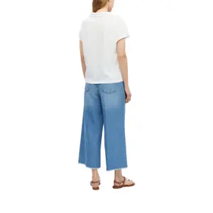 Polo sin mangas en jersey flameado corte despreocupado mujer s.Oliver image-5
