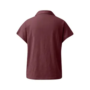 Polo sin mangas en jersey flameado corte despreocupado mujer s.Oliver image-1