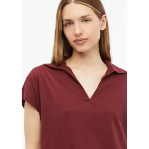 Polo sin mangas en jersey flameado corte despreocupado mujer s.Oliver image-3