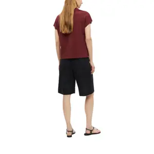 Polo sin mangas en jersey flameado corte despreocupado mujer s.Oliver image-5