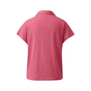 Polo sin mangas en jersey flameado corte despreocupado mujer s.Oliver image-1