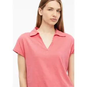 Polo sin mangas en jersey flameado corte despreocupado mujer s.Oliver image-3