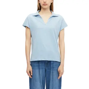 Polo sin mangas en jersey flameado corte despreocupado mujer s.Oliver image-2