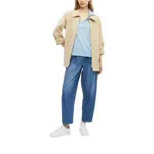 Polo sin mangas en jersey flameado corte despreocupado mujer s.Oliver image-6