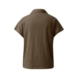 Polo sin mangas en jersey flameado corte despreocupado mujer s.Oliver image-1