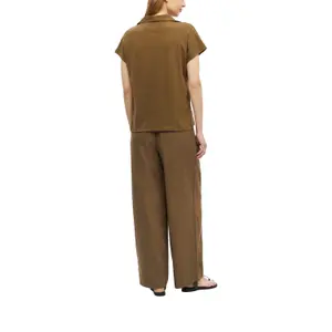 Polo sin mangas en jersey flameado corte despreocupado mujer s.Oliver image-5