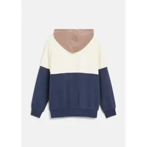 Sweatshirt coupe ample à capuche avec colour blocking enfant s.Oliver image-3