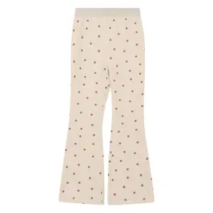 Flared Leggings με ελαστική μέση με γκλίτερ και εκτύπωση all-over για μωρές κορίτσια s.Oliver image-0