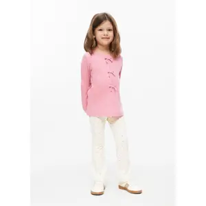 Flared Leggings με ελαστική μέση με γκλίτερ και εκτύπωση all-over για μωρές κορίτσια s.Oliver image-6