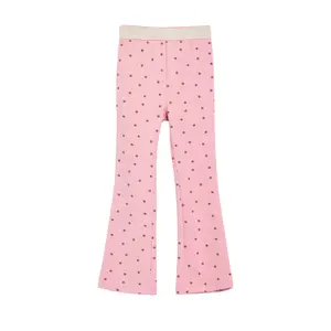 Flared Leggings με ελαστική μέση με γκλίτερ και εκτύπωση all-over για μωρές κορίτσια s.Oliver image-2