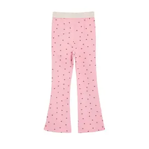 Flared Leggings με ελαστική μέση με γκλίτερ και εκτύπωση all-over για μωρές κορίτσια s.Oliver image-4