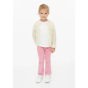 Flared Leggings με ελαστική μέση με γκλίτερ και εκτύπωση all-over για μωρές κορίτσια s.Oliver image-6