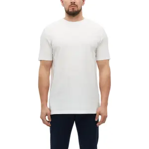 Τ-shirt κλασικό από βαμβάκι με στρογγυλή λαιμόκοψη και λογότυπο πέτσα s.Oliver image-0