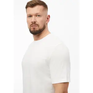 Τ-shirt κλασικό από βαμβάκι με στρογγυλή λαιμόκοψη και λογότυπο πέτσα s.Oliver image-1