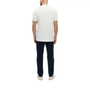 Τ-shirt κλασικό από βαμβάκι με στρογγυλή λαιμόκοψη και λογότυπο πέτσα s.Oliver image-3