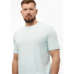 Τ-shirt κλασικό από βαμβάκι με στρογγυλή λαιμόκοψη και λογότυπο πέτσα s.Oliver image-3