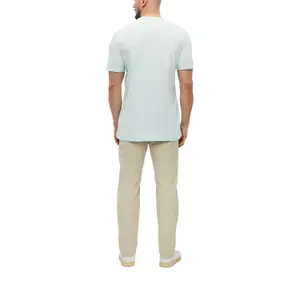 Τ-shirt κλασικό από βαμβάκι με στρογγυλή λαιμόκοψη και λογότυπο πέτσα s.Oliver image-5
