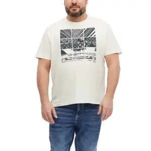 Απαλό βαμβακερό T-shirt με εκτύπωση μπροστά και ριγωτό λαιμόκοψι s.Oliver image-2