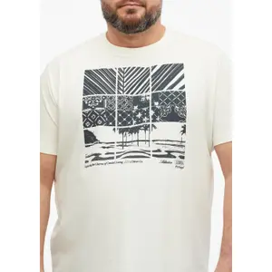 Απαλό βαμβακερό T-shirt με εκτύπωση μπροστά και ριγωτό λαιμόκοψι s.Oliver image-3