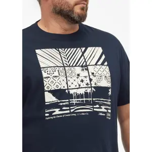 Απαλό βαμβακερό T-shirt με εκτύπωση μπροστά και ριγωτό λαιμόκοψι s.Oliver image-3