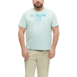 Απαλό βαμβακερό T-shirt με εκτύπωση μπροστά και ριγωτό λαιμόκοψι s.Oliver image-2