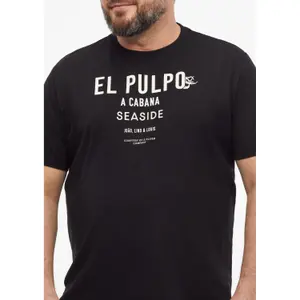 Απαλό βαμβακερό T-shirt με εκτύπωση μπροστά και ριγωτό λαιμόκοψι s.Oliver image-3