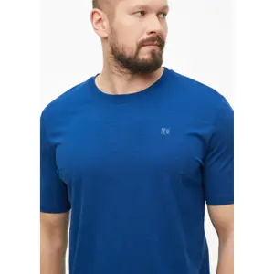 T-shirt μονόχρωμο με υφή από φλαμμέ νήμα και λεπτομέρεια λογότυπου s.Oliver image-3