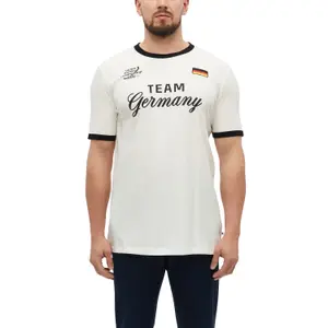 Κλασικό απαλό βαμβακερό T-shirt με εκτύπωση μπροστά και κέντημα s.Oliver image-2