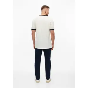 Κλασικό απαλό βαμβακερό T-shirt με εκτύπωση μπροστά και κέντημα s.Oliver image-4