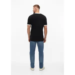 Κλασικό απαλό βαμβακερό T-shirt με εκτύπωση μπροστά και κέντημα s.Oliver image-4