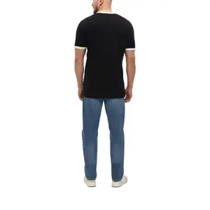 Κλασικό απαλό βαμβακερό T-shirt με εκτύπωση μπροστά και κέντημα s.Oliver image-5