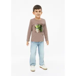 Long Sleeve T-Shirt with Reversible Sequins Child s.Oliver image-6