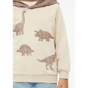 Kapuzensweatshirt mit Stickerei und Flockdruck für Kinder s.Oliver image-5