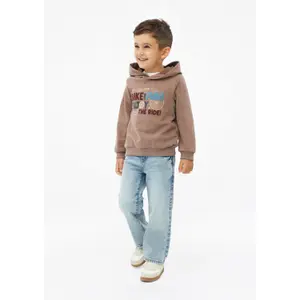 Kapuzensweatshirt mit Stickerei und Flockdruck für Kinder s.Oliver image-6