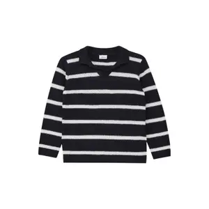 Pull bambino s.Oliver en maille à manches longues et rayures image-0