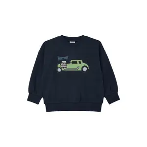 Oversized Sweatshirt with Reversible Sequins and Embroidery Child s.Oliver image-0