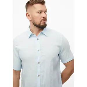 Chemise légère en lin avec col italien et ourlet arrondi s.Oliver image-3
